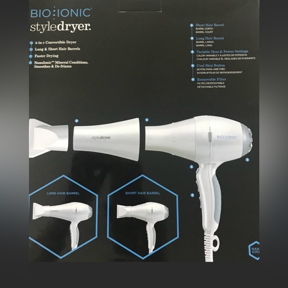 BIO IONIC style Dryer 2-n- 1 convertible dryer 🎁 - Picture 1 of 2